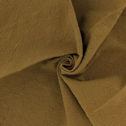 Nappe rectangulaire coton lavé 160x250 cm HONO marron foin