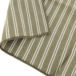 Nappe rectangulaire 160x300 cm coton LILI vert kaki