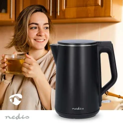 Nedis KAWK361EBK Bouilloire électrique 1.5L Noir NEDIS
