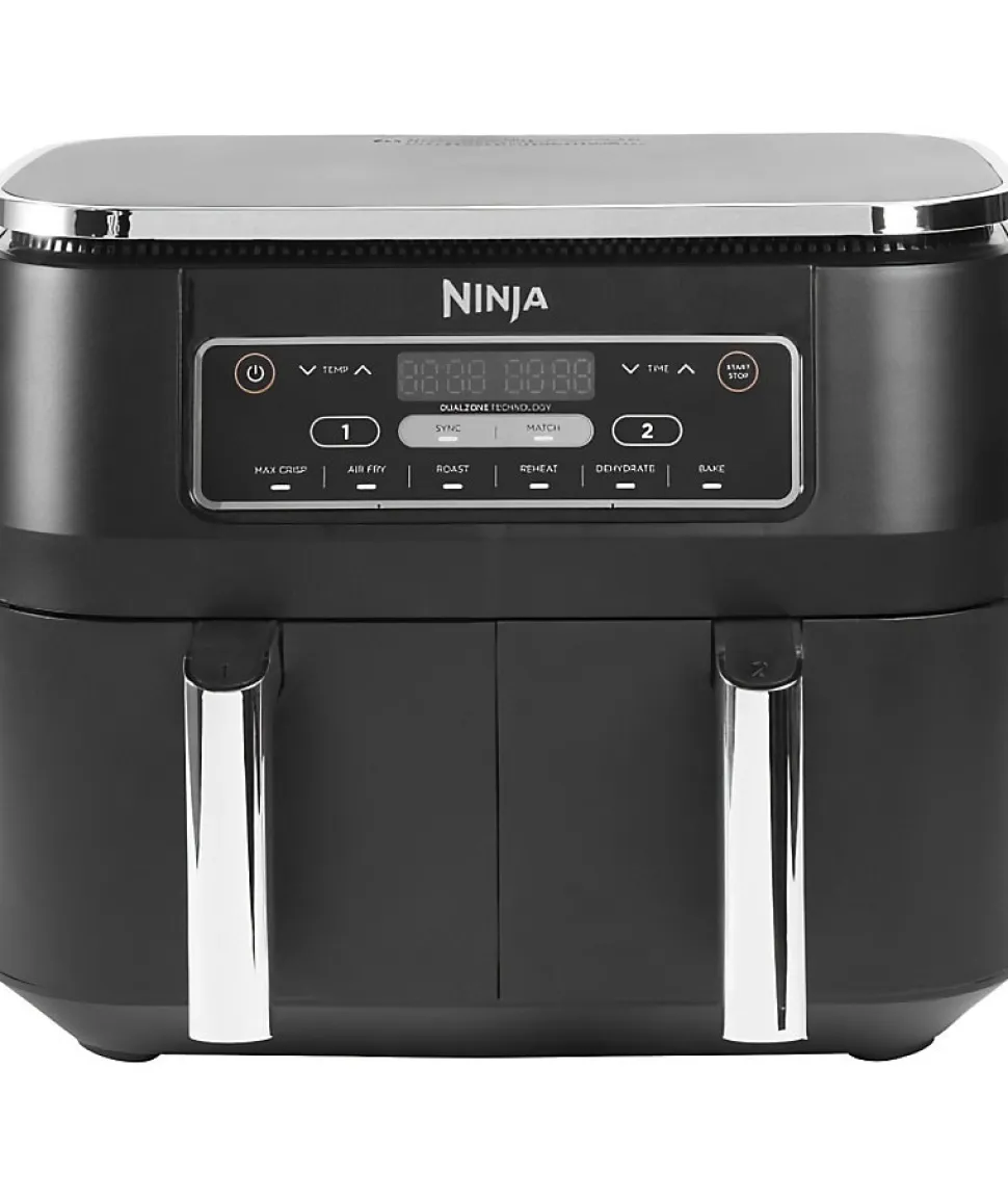 NINJA FOODI AF300EU - Friteuse sans huile Dual Zone - Fonctions Sync, Match - 6 modes de cuisson - 7,6L - 2400W