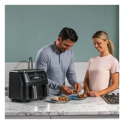 NINJA FOODI AF300EU - Friteuse sans huile Dual Zone - Fonctions Sync, Match - 6 modes de cuisson - 7,6L - 2400W