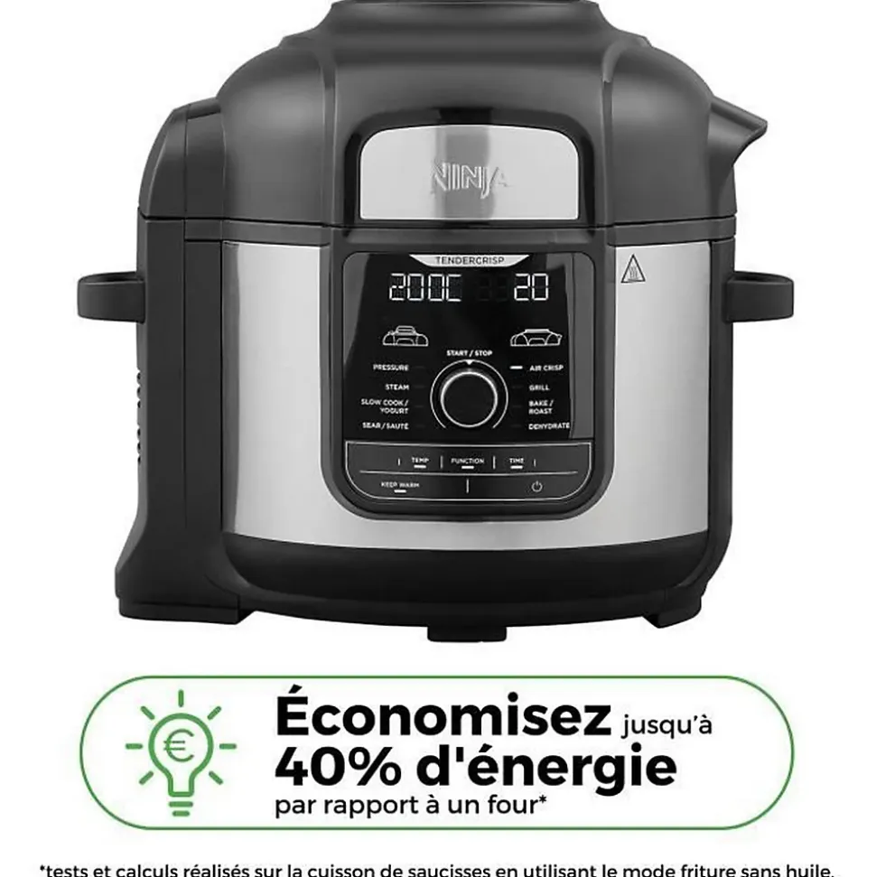 NINJA Foodi MAX OP500EU - Multicuiseur 9-en-1 - 7,5 L - 1760W - Noir