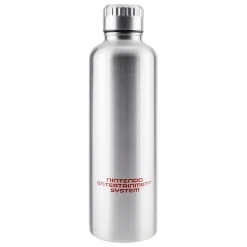 Nintendo - Gourde NES Silver/Black/Red (Taille unique)