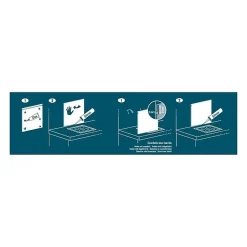 NORDLINGER PRO Fond de hotte - 60x70 cm - Finition Inox