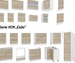 Ofenschrank Breite 60 cm Küche Esilo F