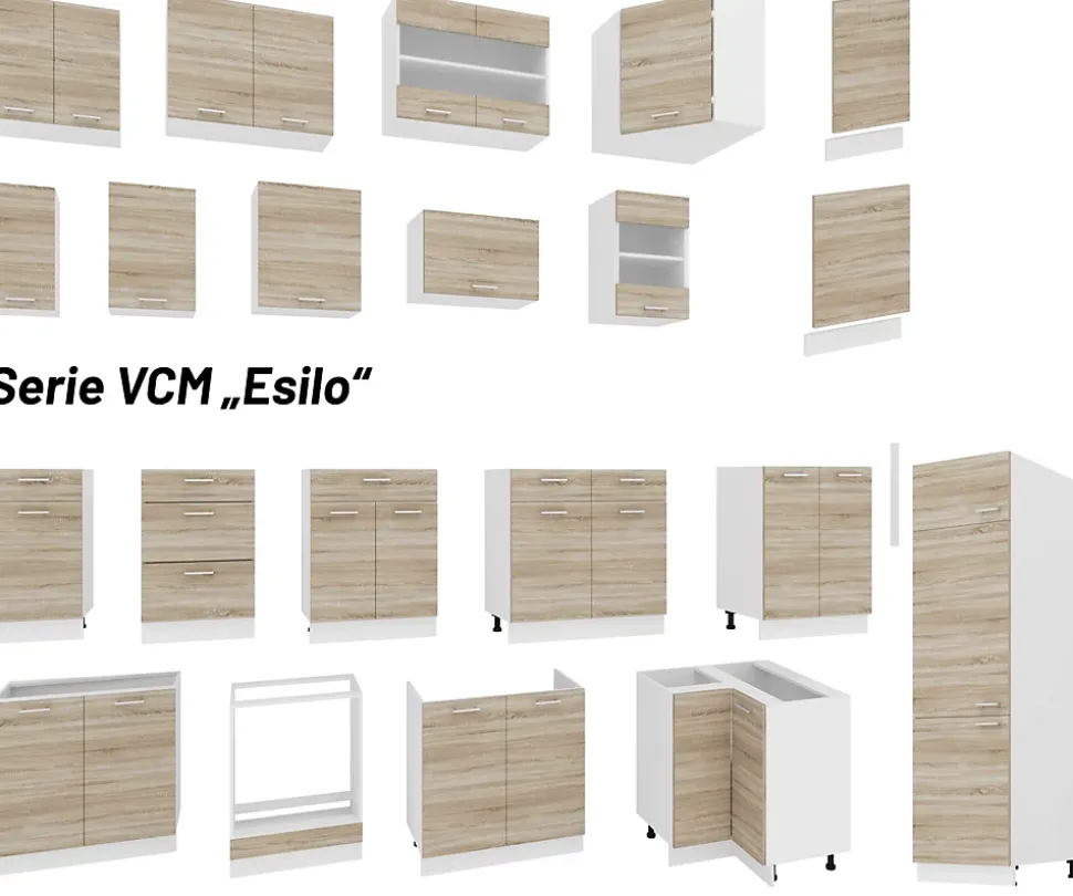 Ofenschrank Breite 60 cm Küche Esilo F