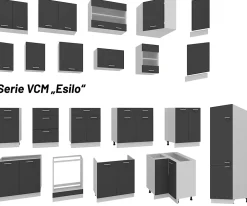 Ofenschrank Breite 60 cm Küche Esilo F