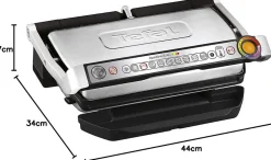 OptiGrill+ XL Silver 2000W 9 Programmes
