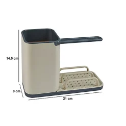 Organisateur d'évier Néo 4 en 1 beige - Beige- 5five