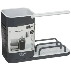 Organiseur d'évier 4en1 Gris anthracite Néo - 5Five