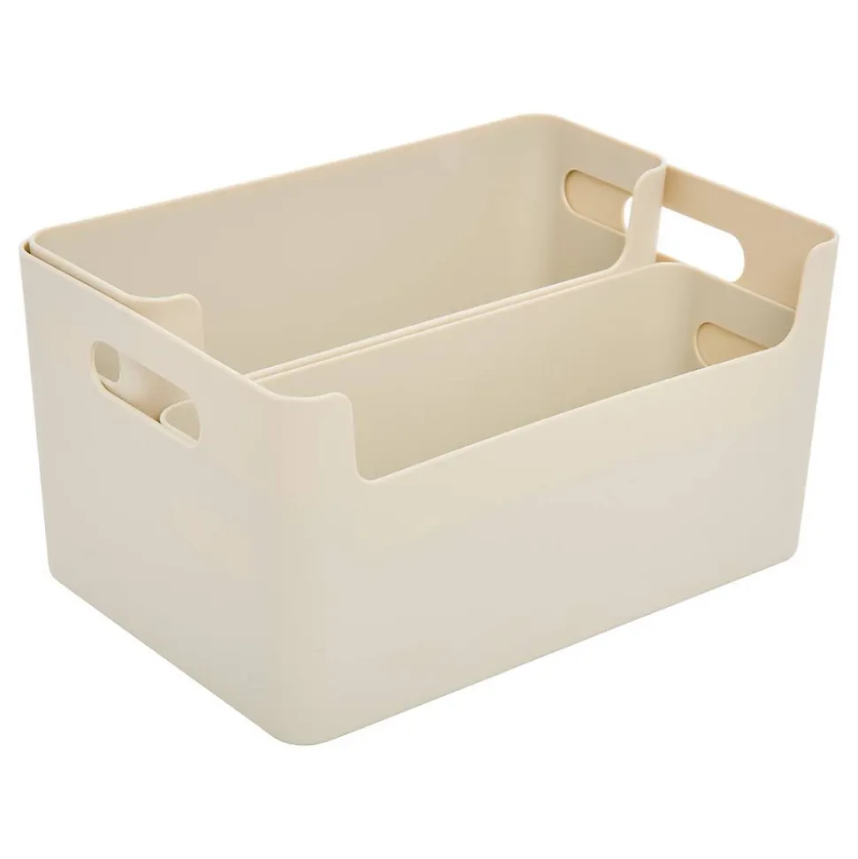 Organiseur Essentiels L25,4/25,5/26,3cm beige 3 pièces - Beige- 5five