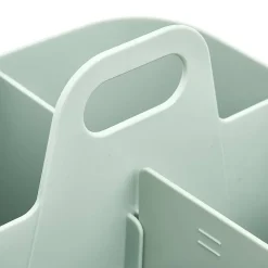 Organiseur Poly 16,5x16,5x15cm vert compartiments amovibles - Vert- 5five