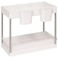 Organiseur Stora 2 niveaux L40,7cm beige - Beige- 5five