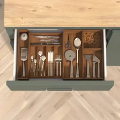 Organiseur tiroir Tidy Smart Acacia 15x23cm - Marron- 5five