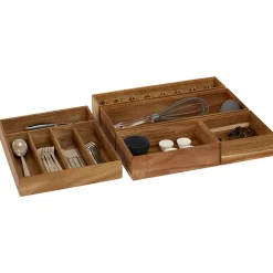 Organiseur tiroir Tidy Smart Acacia 15x23cm - Marron- 5five