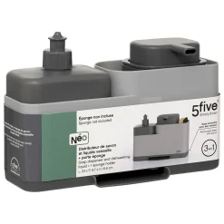 Organiseur évier Néo avec distributeur gris - Gris- 5five