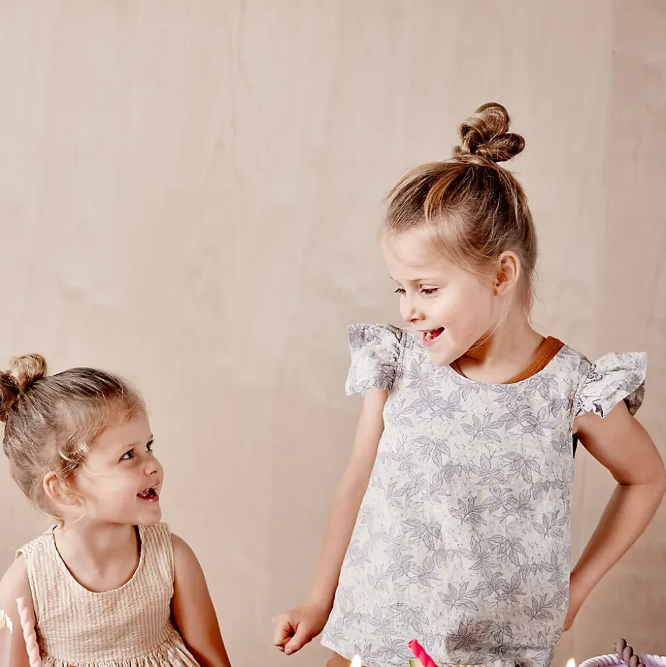 OYOY Lot de 2 tasses bleu en silicone h7x10,6x6,5