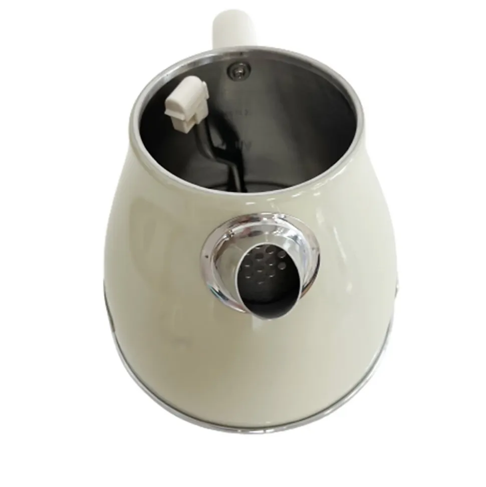 Pack Bouilloire électrique 1L + Grille-Pain Acier Beige Vintage Rétro ARIETE