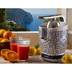 PACK Capri Bouilloire 1.7L + Grille-pain 4 fentes + Presse-agrumes 85W Design Rétro ARIETE