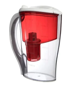 Pack 12 Cartouches et carafe filtrante rouge offerte