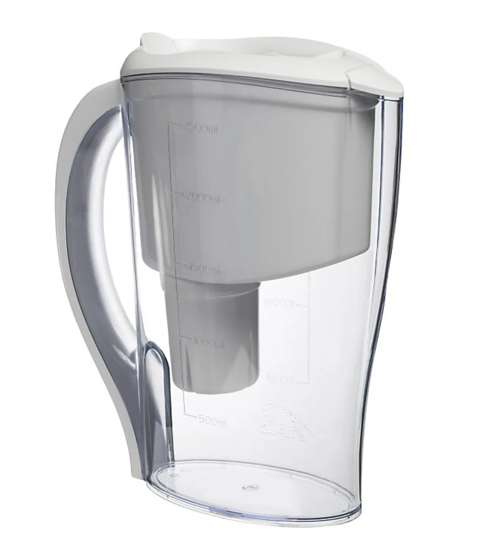 Pack 12 Cartouches et carafe filtrante blanche offerte