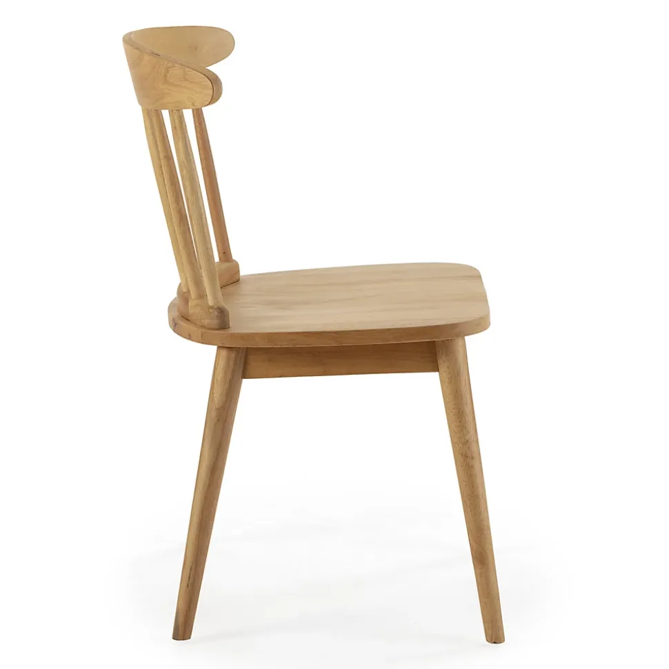 Pack 2 chaises Ben en bois couleur chêne