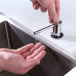 Pack évier SOLUT + mitigeur monocommande, finition brossée, en acier inoxydable Kibath