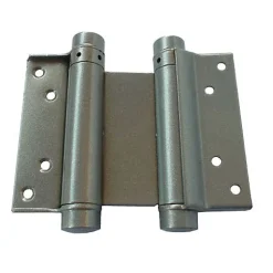 Paire charnière double action N39 50kg hauteur 175mm argenté - IBFM - 106039A