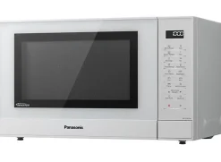 Panasonic NN-ST45KWEPG Four Micro-ondes Inverter 32L 1000W 21 Programmes Écran LCD Menu Junior Blanc