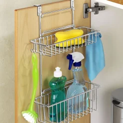 Panier de rangement à suspendre chromé WENKO FLEXI