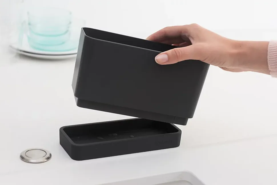 Panier d'évier en plastique Brabantia SinkSide anthracite