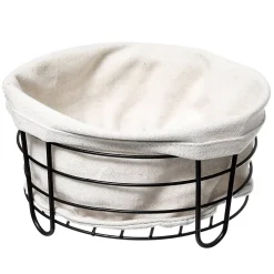 Panier en acier 25cm - Beige Noir - 5Five