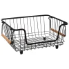 Panier en métal empilable Blackwood moyen format - Noir- 5five