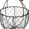 Panier Rustique en Fil de Fer pour Fruits et Rangement
