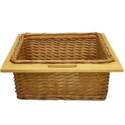 Paniers Coulissants en Osier 600 mm