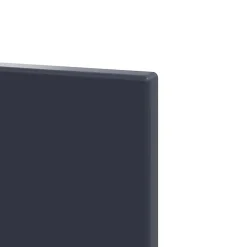 Panneau de finition bas côté droite Goodhome Garcinia et Stevia bleu mat H. 72 cm x l. 57 cm x Ep. 18 mm