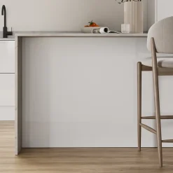 Panneau de finition îlot Goodhome Stevia/Garcinia blanc H. 89 cm x l. 200 cm x Ep. 18 mm