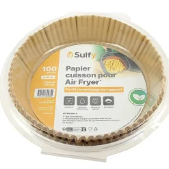 Papier cuisson air fryer diamètre 16cm par 100