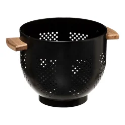 Passoire avec poignees retro noire