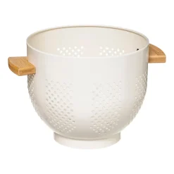 Passoire avec poignees retro noire