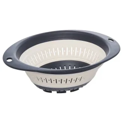 Passoire Ovale Rétractable Colorée - Gris- 5five