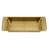 Passoire évier colander Luisina en Inox PVD doré