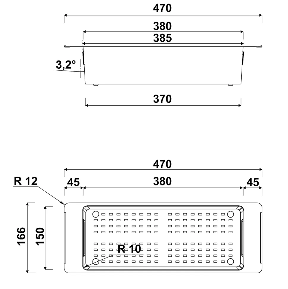 Passoire évier colander Luisina en Inox PVD doré
