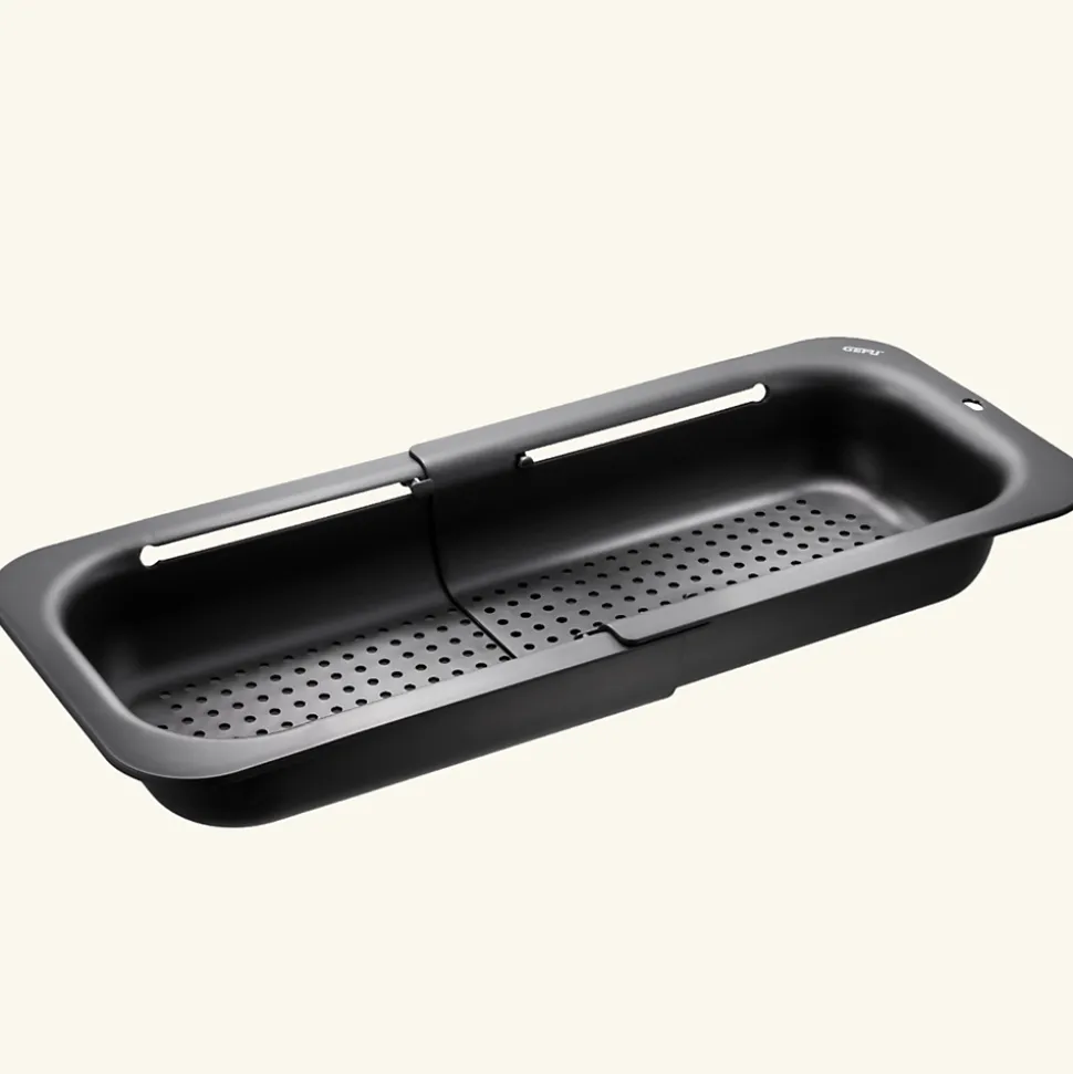 Passoire évier extensible colander Gefu DRENARE noir