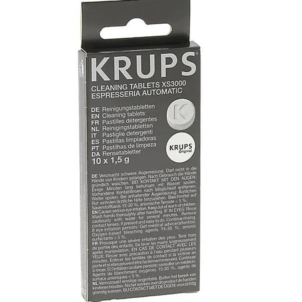 Pastilles détergentes KRUPS X10 pour machines à café