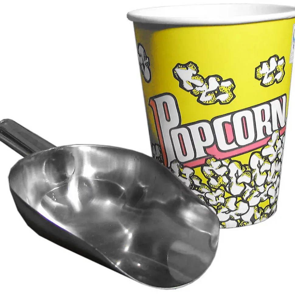 Pelle à Popcorn en Acier Inoxydable Gris 0.10kg