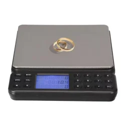 Perel Balance de précision, numérique, 0,1 g à 2 kg, fonction tare, extinction automatique, écran LCD rétroéclairé