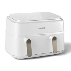 Philips Série 3000 Airfryer à double panier blanc (NA353/10)