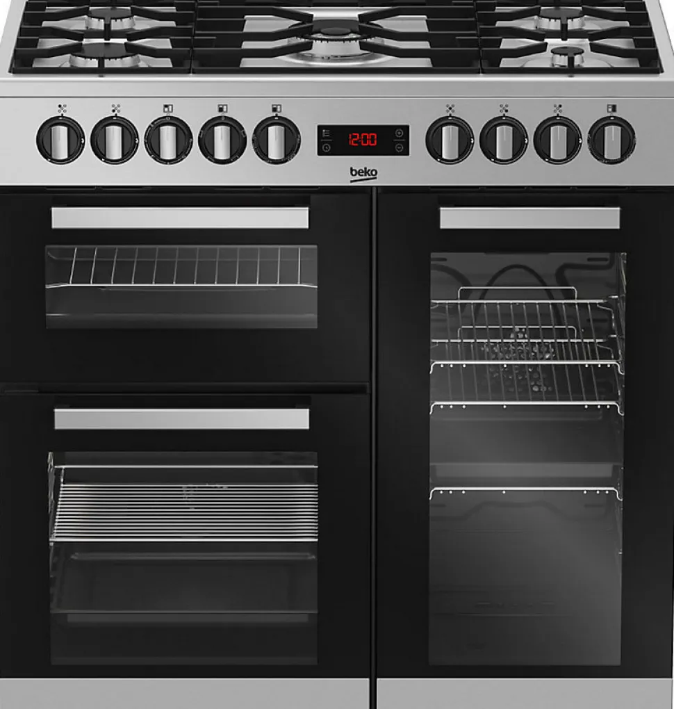Piano de cuisson gaz 170l 5 feux inox Beko PS235315DX