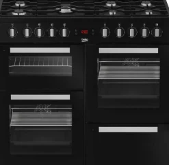 Piano de cuisson gaz 159l 7 feux noir Beko PF335325DB